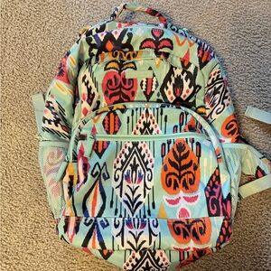 Vera Bradley Lighten Up Essential Large Pueblo Teal Backpack